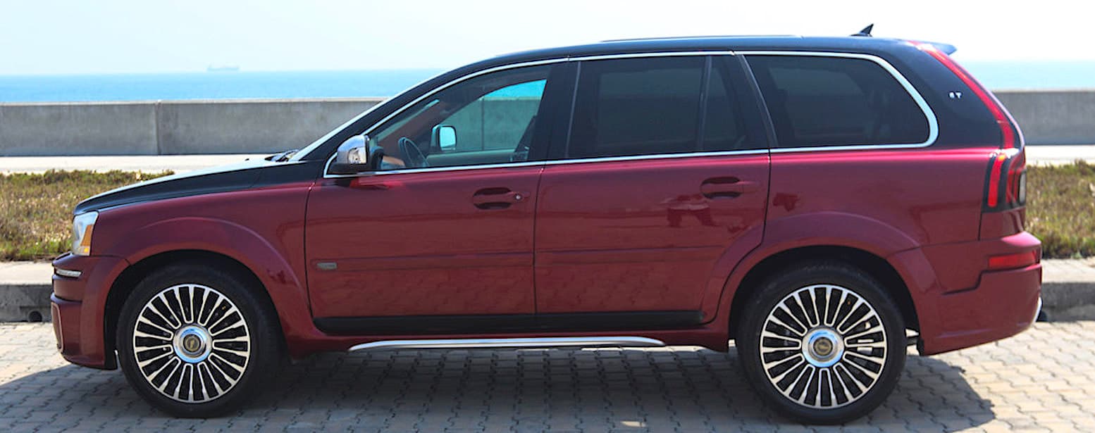 CX5 Side Exterior - Maroon luxury SUV